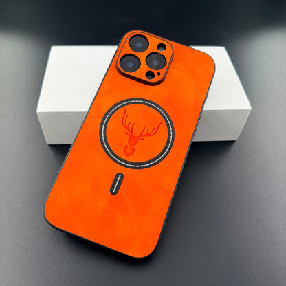 Orange Coque Élégante Avec Support Intégré Pour iPhone