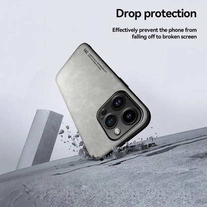 Coque Simili Cuir Avec Protection Renforcée Pour iPhone - Image 6