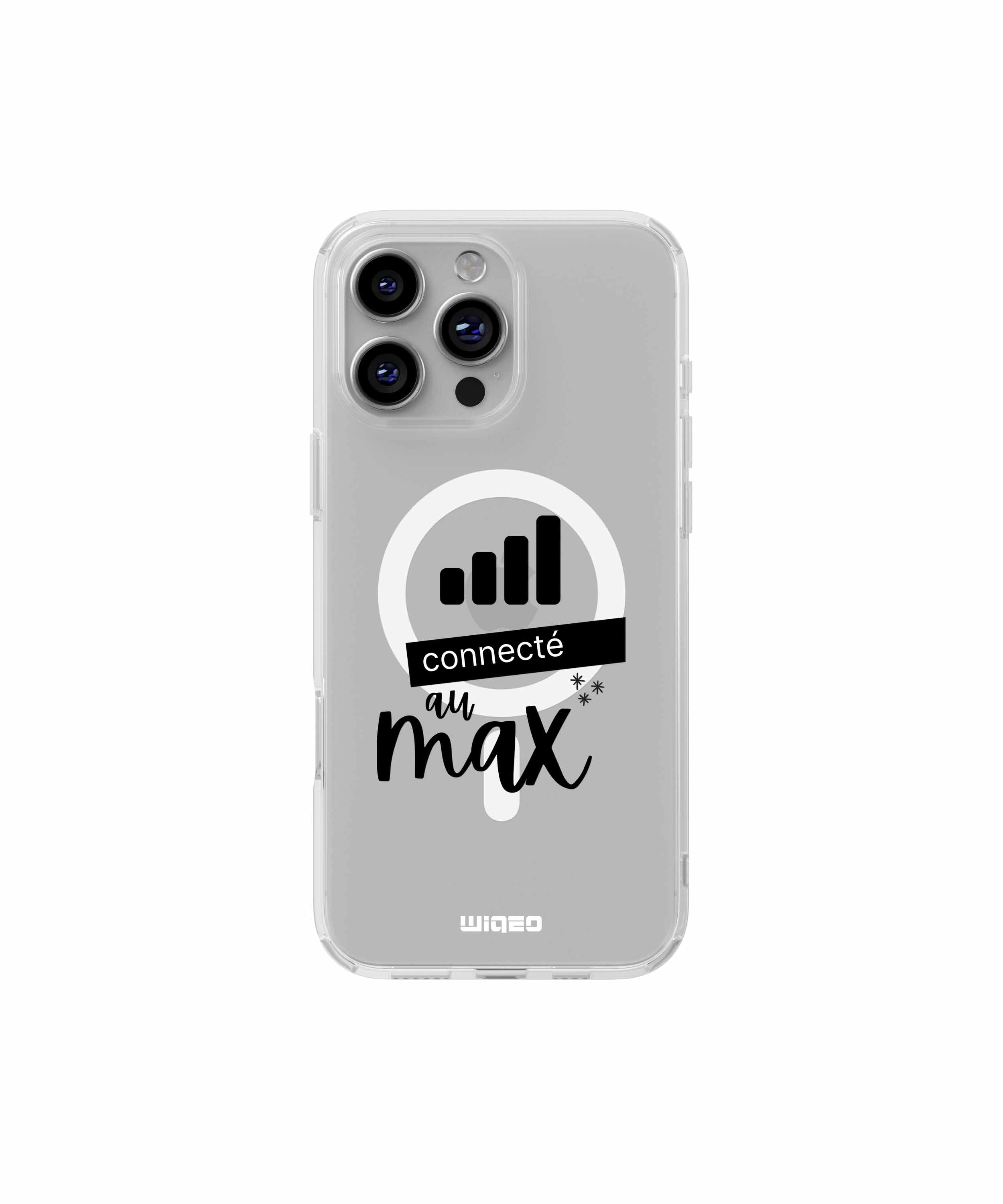 Coque connecté au max pour iPhone