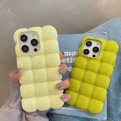 Coque 3D Bulleuse en Silicone pour iPhone 16 Plus