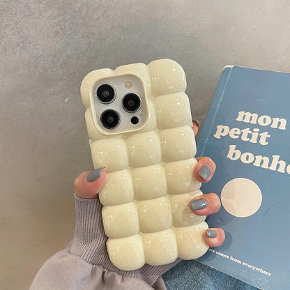 Coque 3D Bulleuse en Silicone pour iPhone 16 Plus