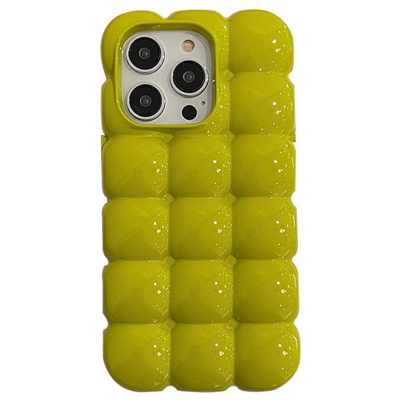 Coque 3D Bulleuse en Silicone pour iPhone 16 Plus