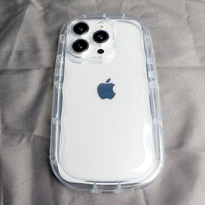 Coque Airbag en Silicone Transparente pour iPhone 15 Plus - Coque Wiqeo 10€-15€, Coque, iPhone 15 Plus, Silicone, Transparente Wiqeo, Déstockeur de Coques Pour iPhone