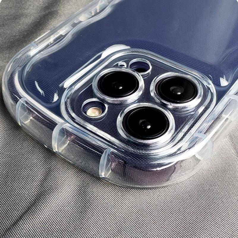 Coque Airbag en Silicone Transparente pour iPhone 15 Plus - Coque Wiqeo 10€-15€, Coque, iPhone 15 Plus, Silicone, Transparente Wiqeo, Déstockeur de Coques Pour iPhone