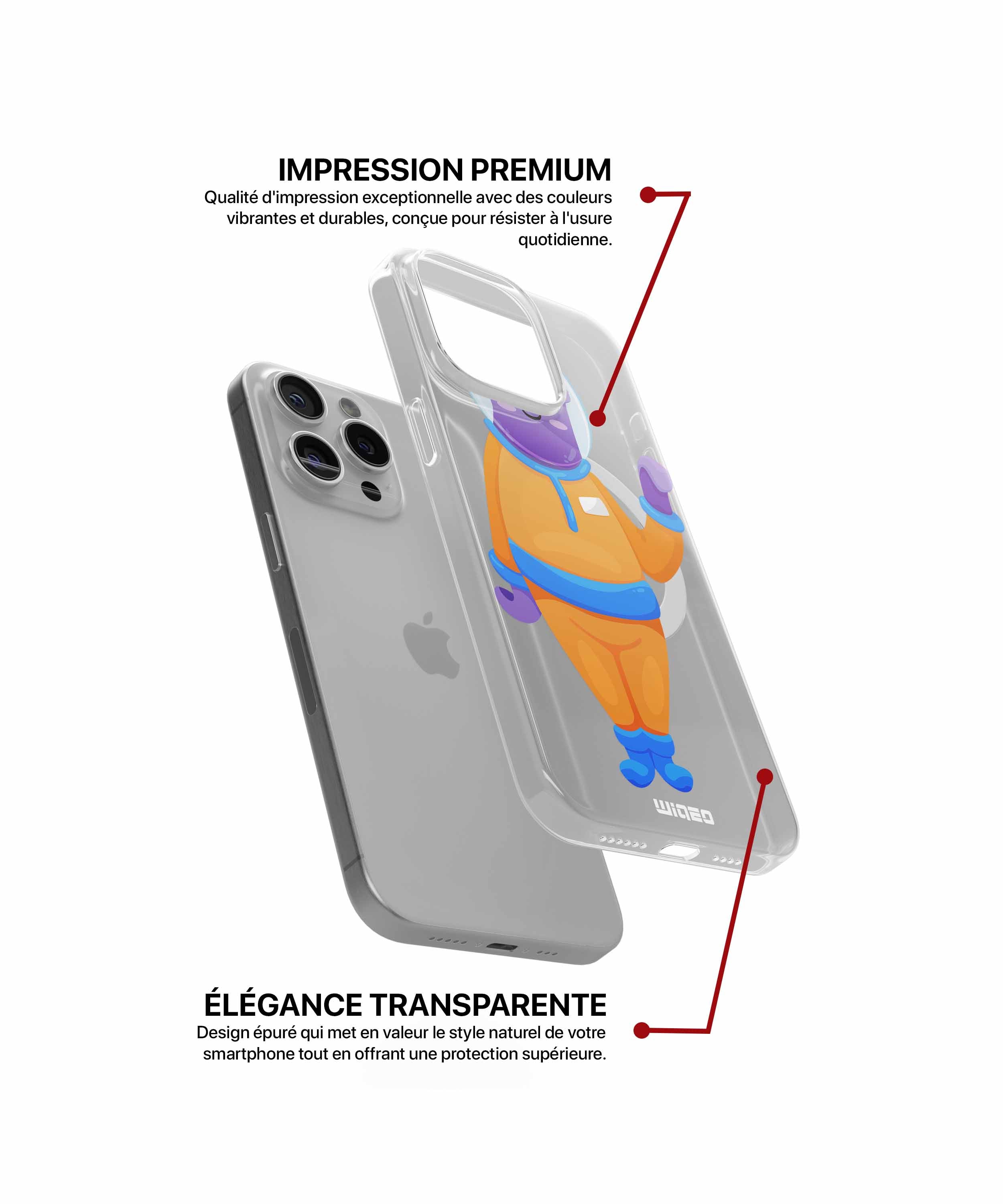 Coque ambassadeur galactique pour iPhone