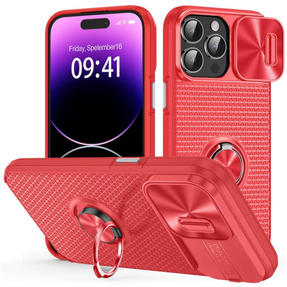 Coque Antichoc Coulissante Avec Anneau de Support 360° pour iPhone 16 - Coque Wiqeo 15€-20€, Coque, iPhone 16, Support Wiqeo, Déstockeur de Coques Pour iPhone