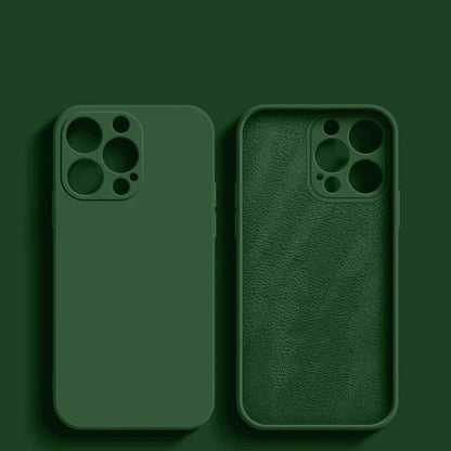 Coque Antichoc Fine en Silicone pour iPhone 14 Pro Max - Vert