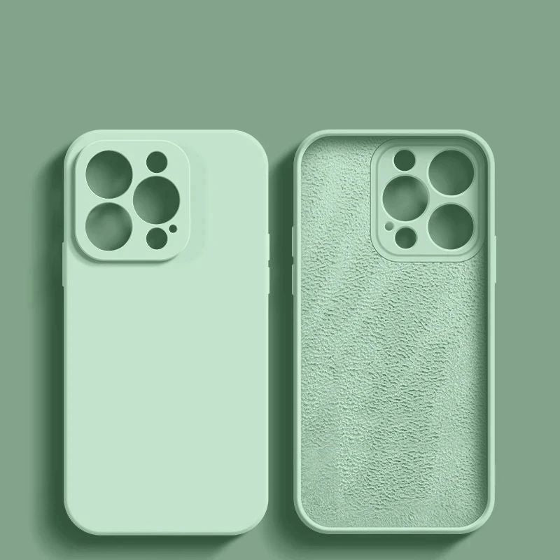 Coque Antichoc Fine en Silicone pour iPhone 14 Pro Max - Cyan