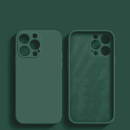 Coque Antichoc Fine en Silicone pour iPhone 16 Pro Max - Vert Foncé