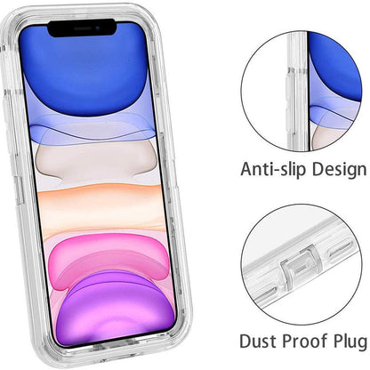Coque Antichoc Transparente Brillante en Silicone pour iPhone 16 Plus