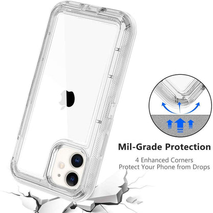 Coque Antichoc Transparente Brillante en Silicone pour iPhone 16 Plus