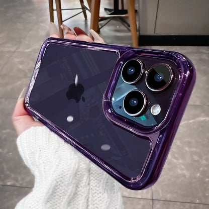 Coque Antichoc Transparente Design Élégant en Acrylique Durable pour iPhone 14
