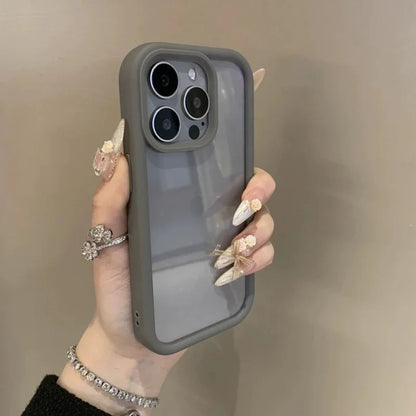 Coque Antichoc Transparente Élégante et Durable pour iPhone 14 - Gris