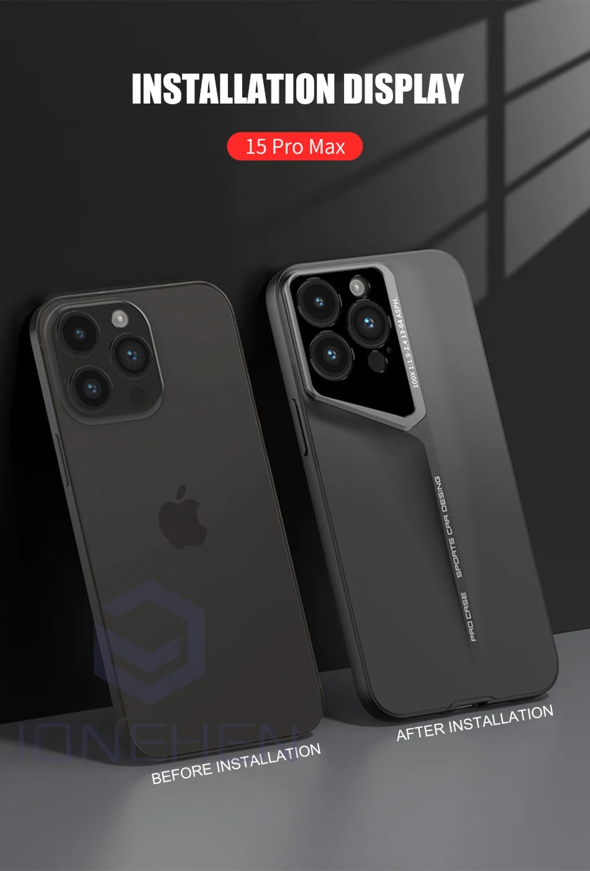 Coque Antichoc Ultra Fine en Titane pour iPhone 14