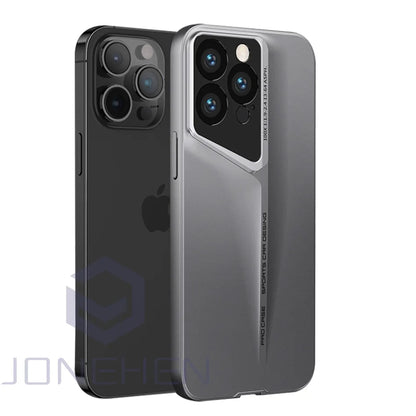 Coque Antichoc Ultra Fine en Titane pour iPhone 14 Plus - Gris