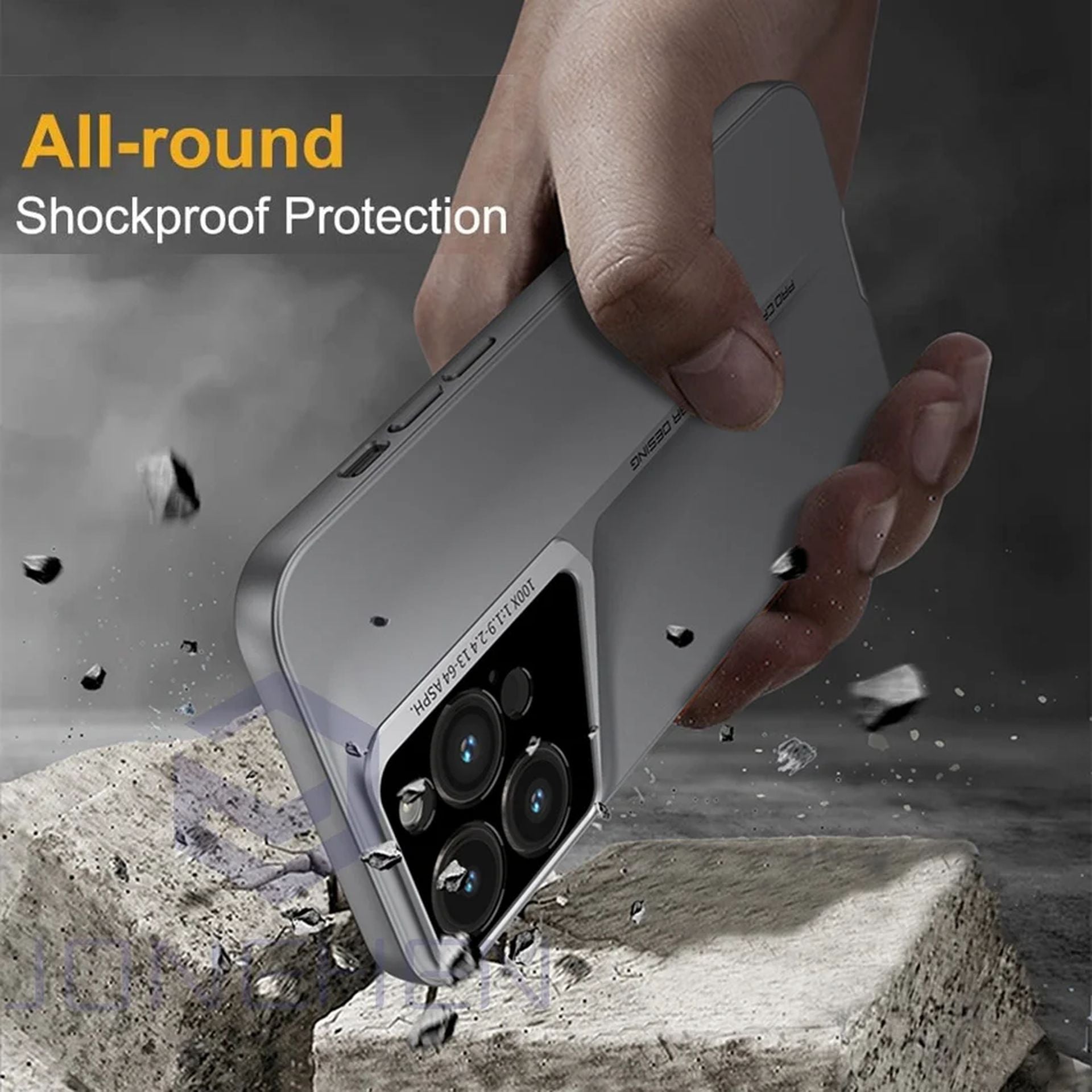 Coque Antichoc Ultra Fine en Titane pour iPhone 15 Pro Max