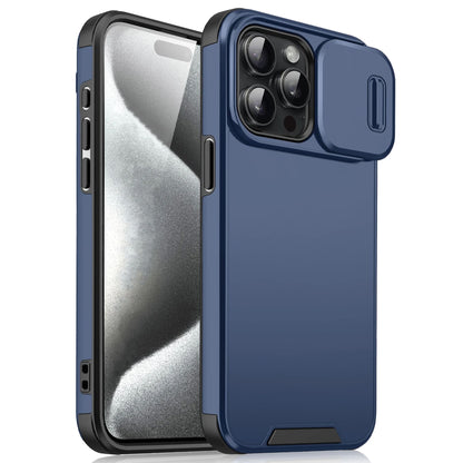 Coque Antisalissure Matelassée Confortable 360 Protection pour iPhone 16 - Bleu