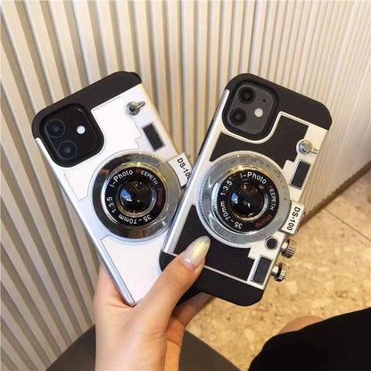 Coque Appareil Photo Rétro 3D pour iPhone 16 Pro Max