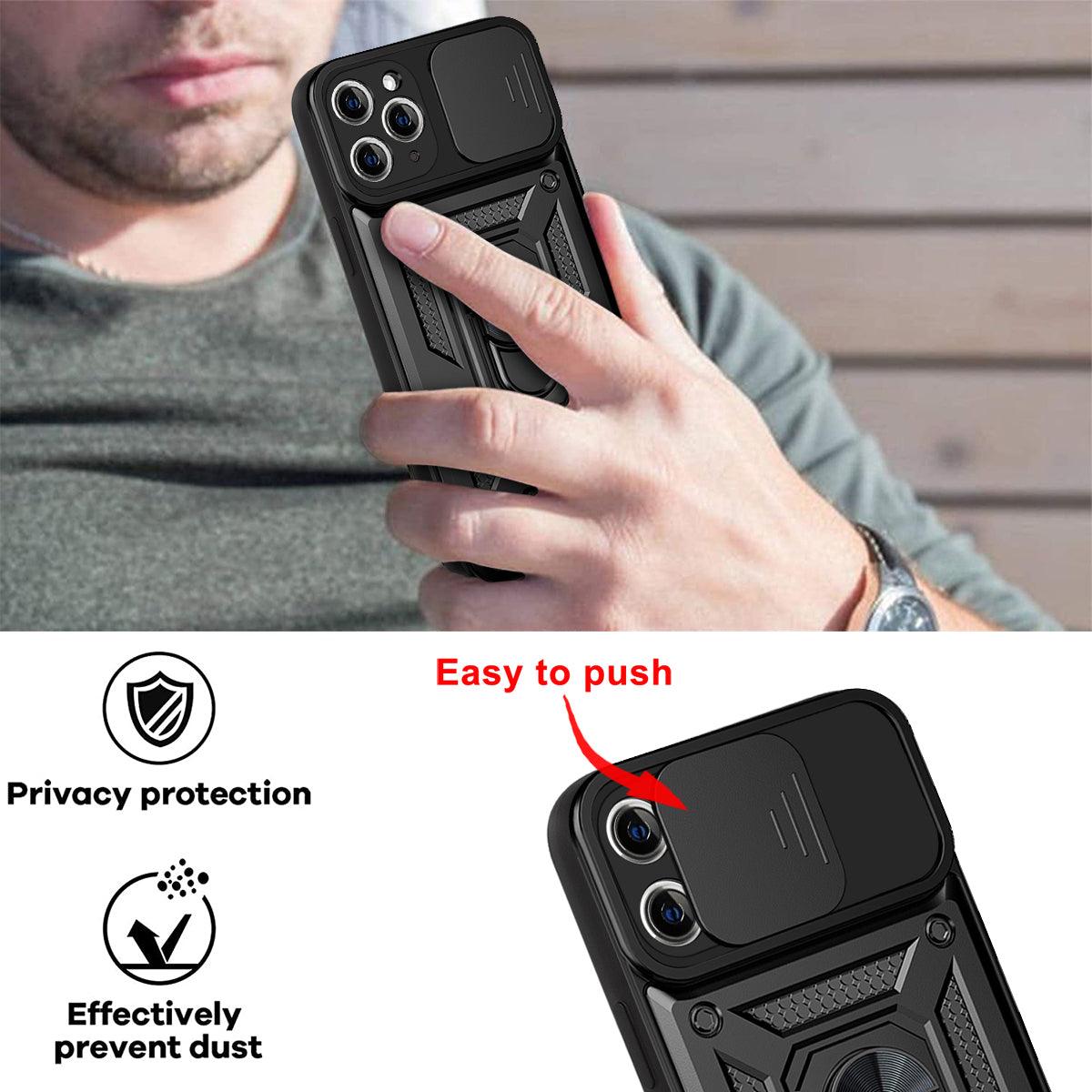 Coque Armure Avec Support pour iPhone 14 Pro Max - Coque Wiqeo 15€-20€, Coque, iPhone 14 Pro Max, Métal, Silicone, Support Wiqeo, Déstockeur de Coques Pour iPhone