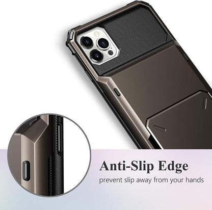 Coque Armure Porte-cartes pour iPhone 16