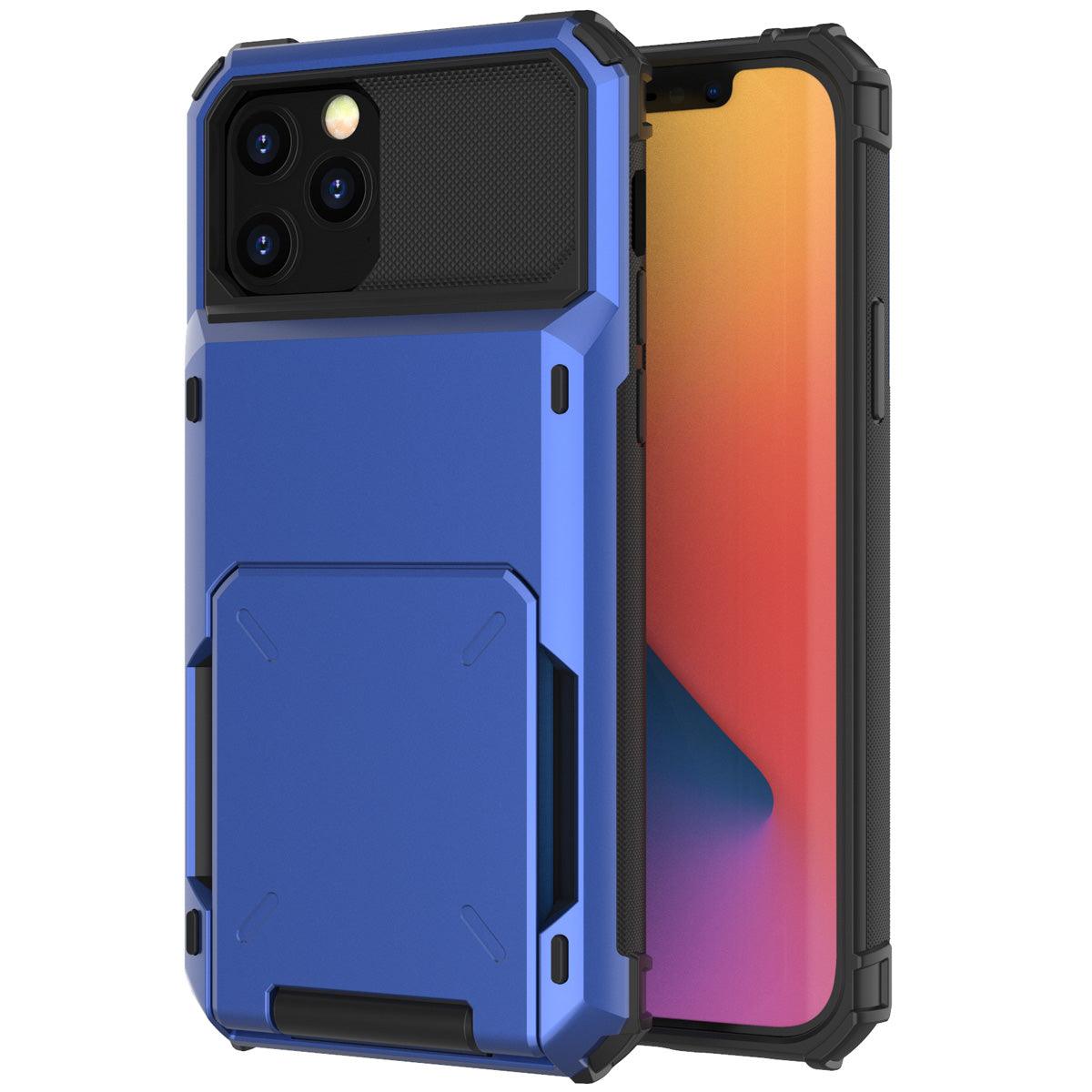 Coque Armure Porte-cartes pour iPhone 16 - Coque Wiqeo 15€-20€, Coque, iPhone 16, Portefeuille Wiqeo, Déstockeur de Coques Pour iPhone
