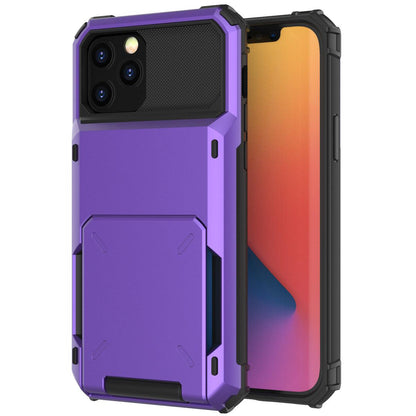 Coque Armure Porte-cartes pour iPhone 16 - Coque Wiqeo 15€-20€, Coque, iPhone 16, Portefeuille Wiqeo, Déstockeur de Coques Pour iPhone