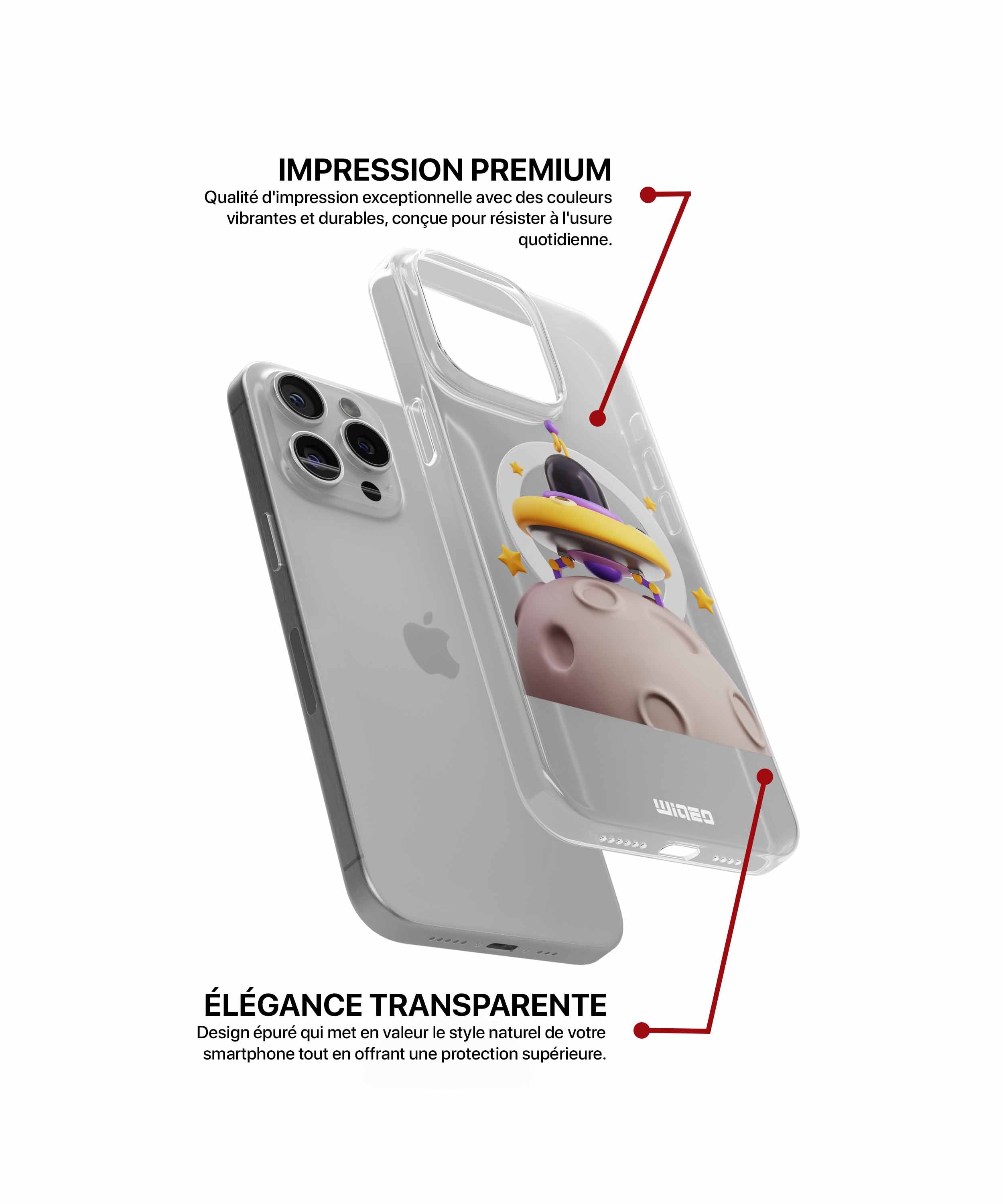 Coque atterrissage stellaire pour iPhone