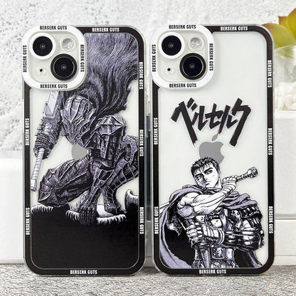 Coque Berserk Guts Manga pour iPhone 16 Pro