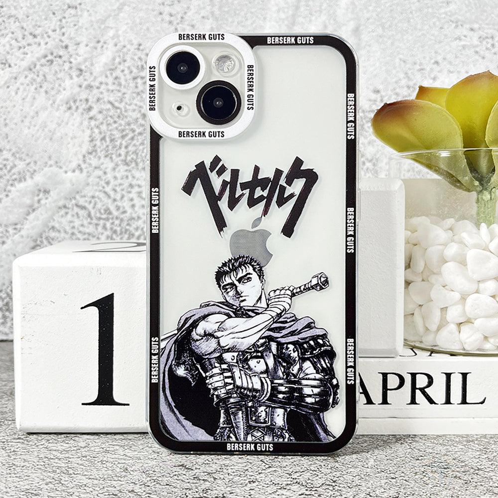 Coque Berserk Guts Manga pour iPhone 16 Pro - Coque Wiqeo 10€-15€, Coque, iPhone 16 Pro, Silicone Wiqeo, Déstockeur de Coques Pour iPhone