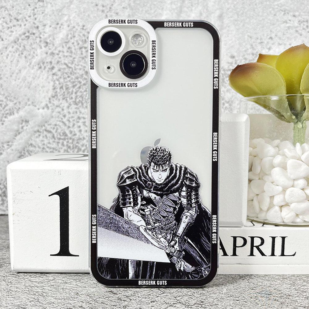 Coque Berserk Guts Manga pour iPhone 16 Pro - Coque Wiqeo 10€-15€, Coque, iPhone 16 Pro, Silicone Wiqeo, Déstockeur de Coques Pour iPhone