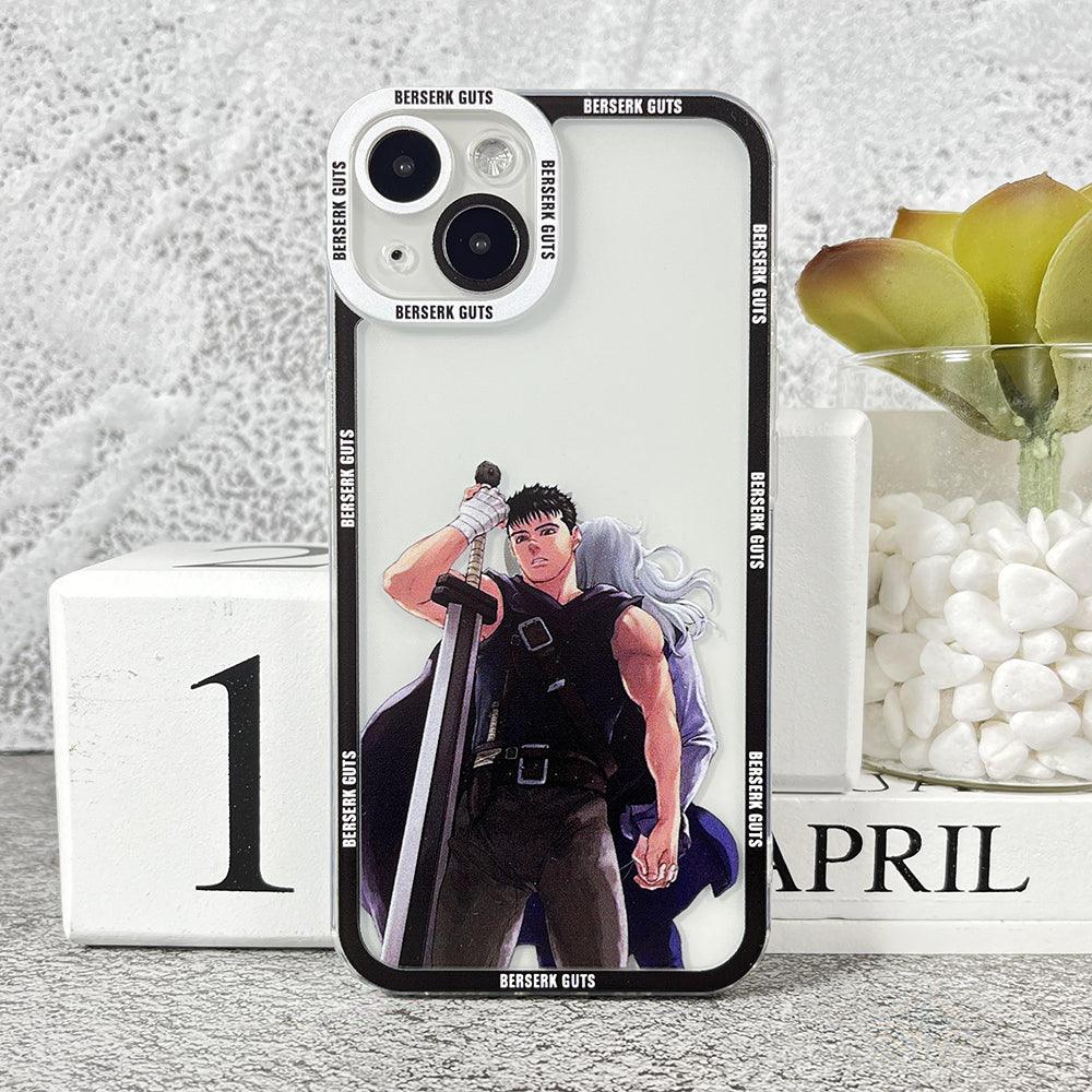 Coque Berserk Guts Manga pour iPhone 16 Pro - Coque Wiqeo 10€-15€, Coque, iPhone 16 Pro, Silicone Wiqeo, Déstockeur de Coques Pour iPhone