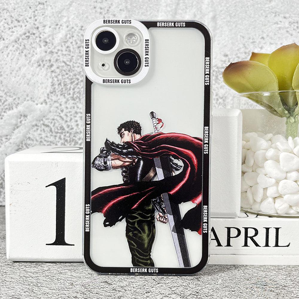 Coque Berserk Guts Manga pour iPhone 16 Pro - Coque Wiqeo 10€-15€, Coque, iPhone 16 Pro, Silicone Wiqeo, Déstockeur de Coques Pour iPhone
