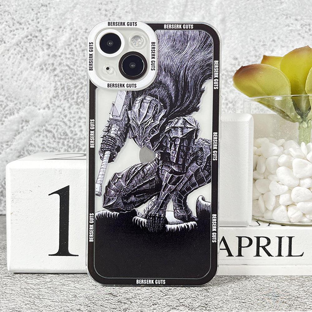 Coque Berserk Guts Manga pour iPhone 16 Pro - Coque Wiqeo 10€-15€, Coque, iPhone 16 Pro, Silicone Wiqeo, Déstockeur de Coques Pour iPhone
