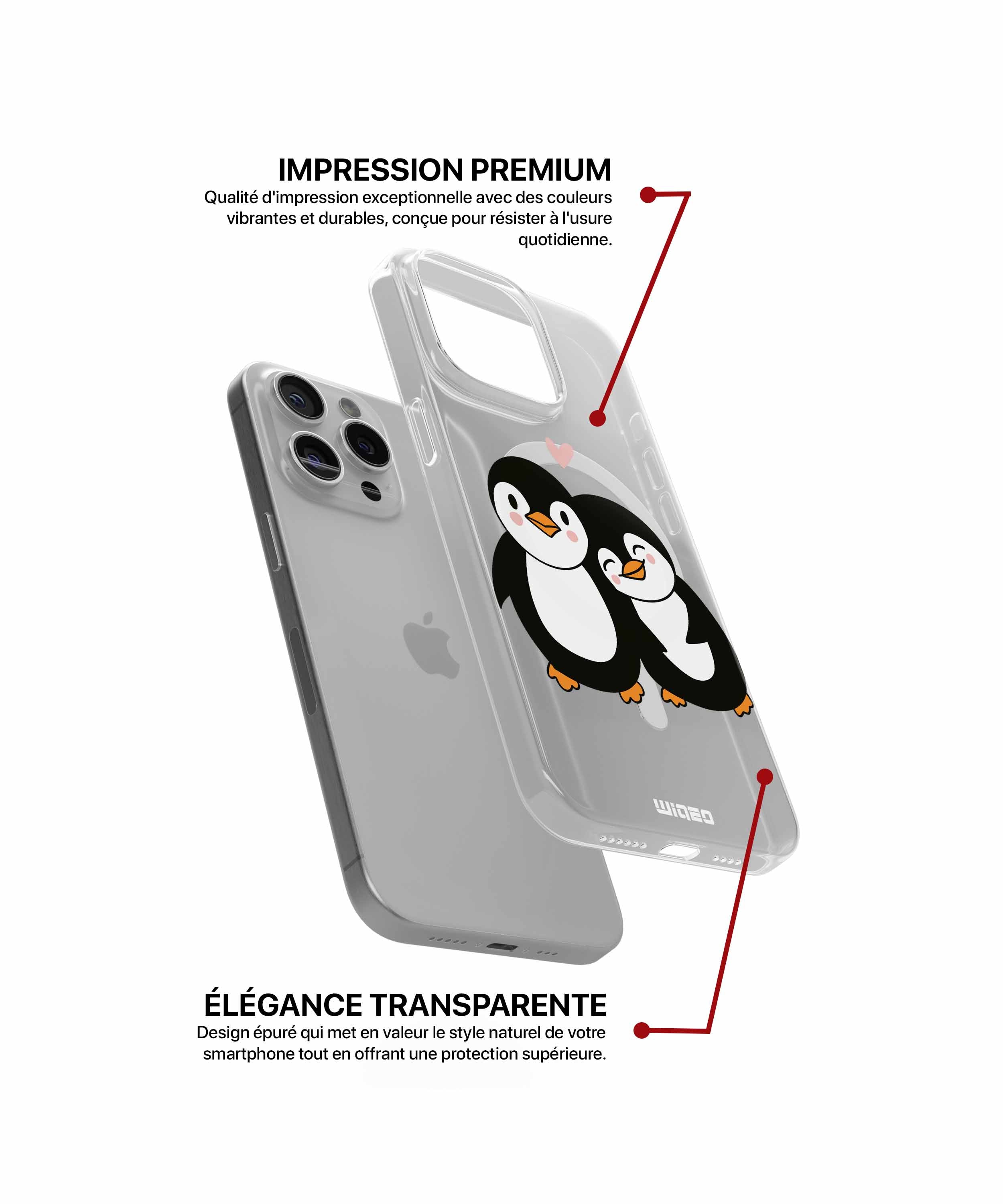 Coque câlin polaire pour iPhone