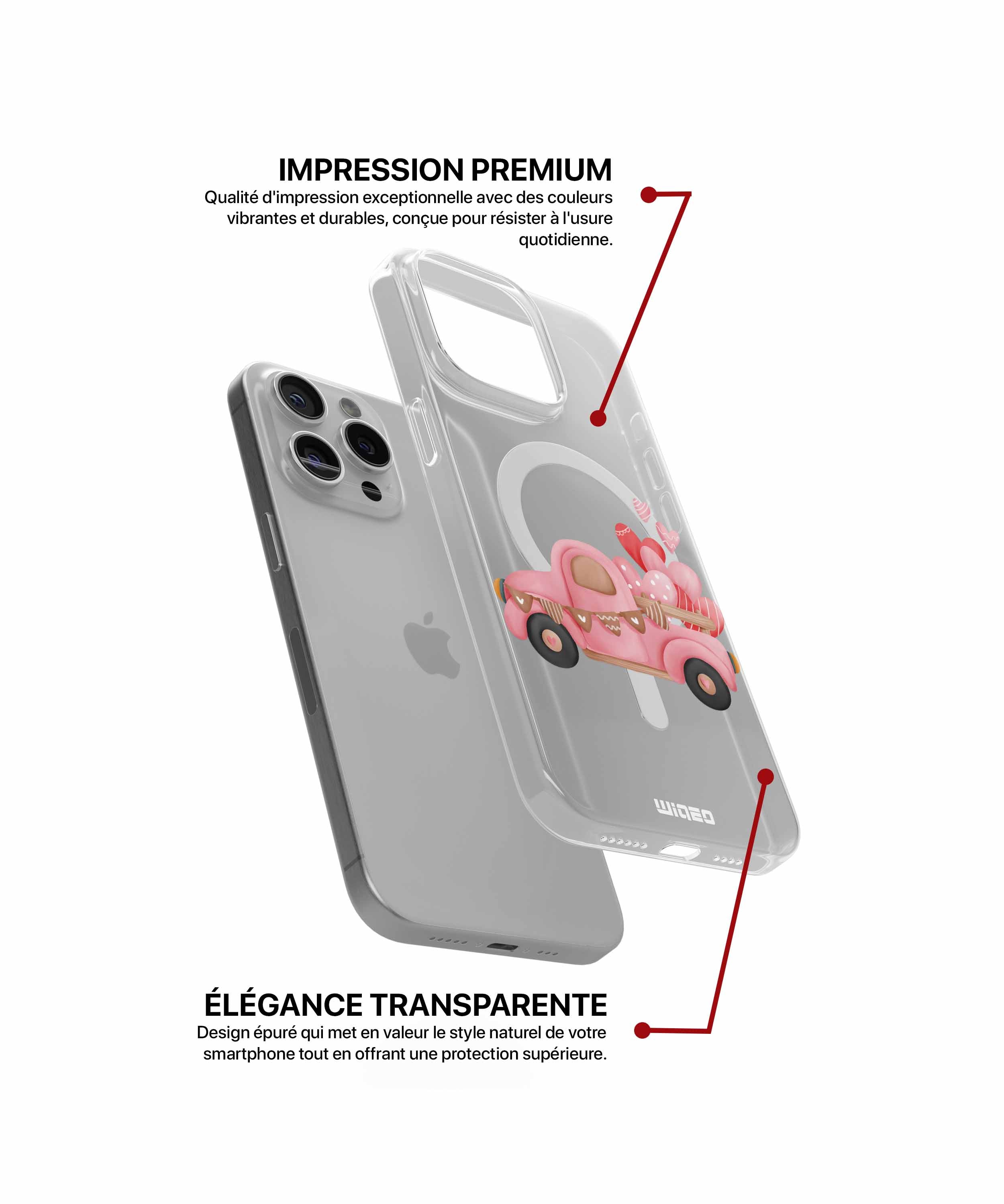 Coque camion d’amour pour iPhone