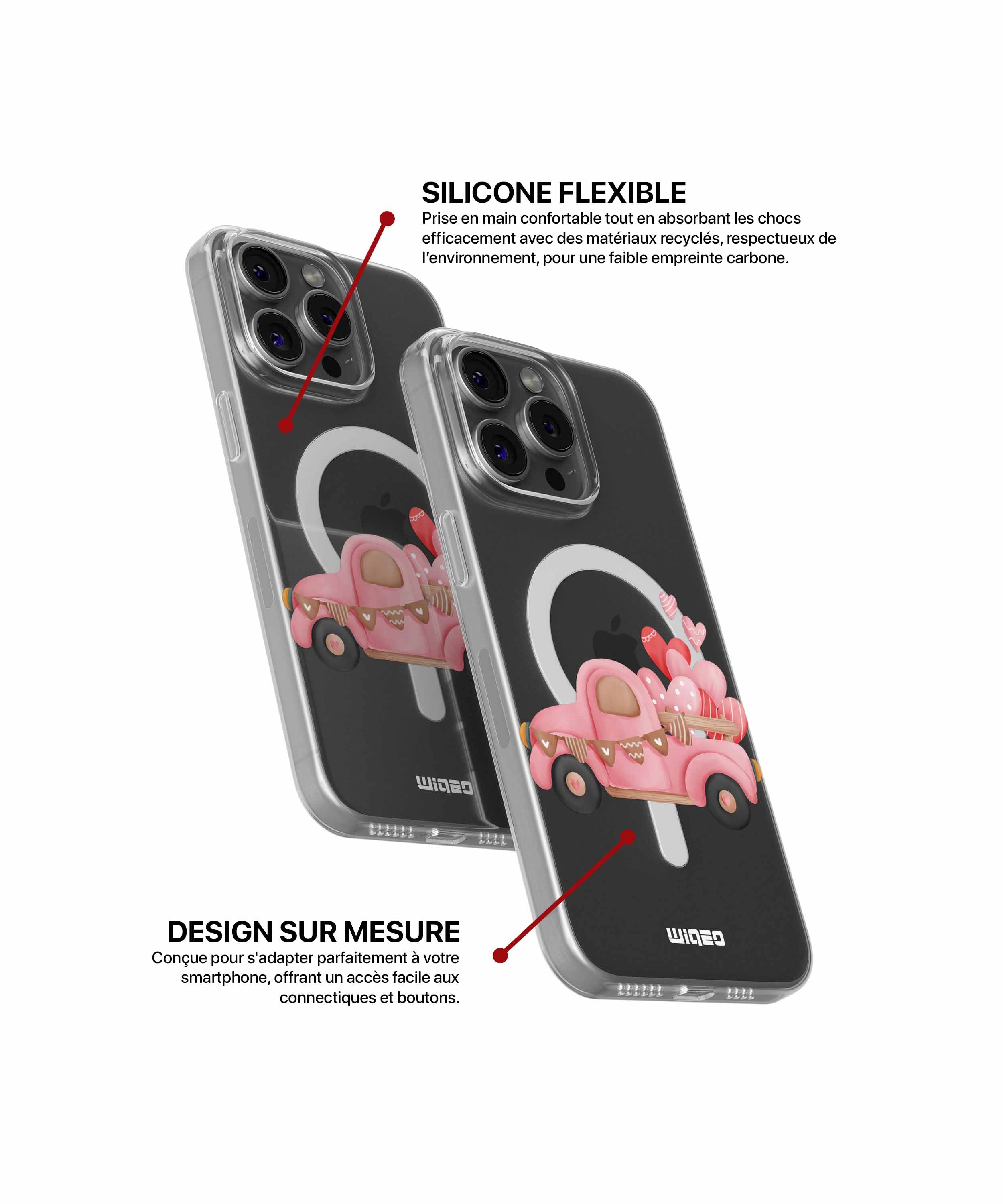 Coque camion d’amour pour iPhone