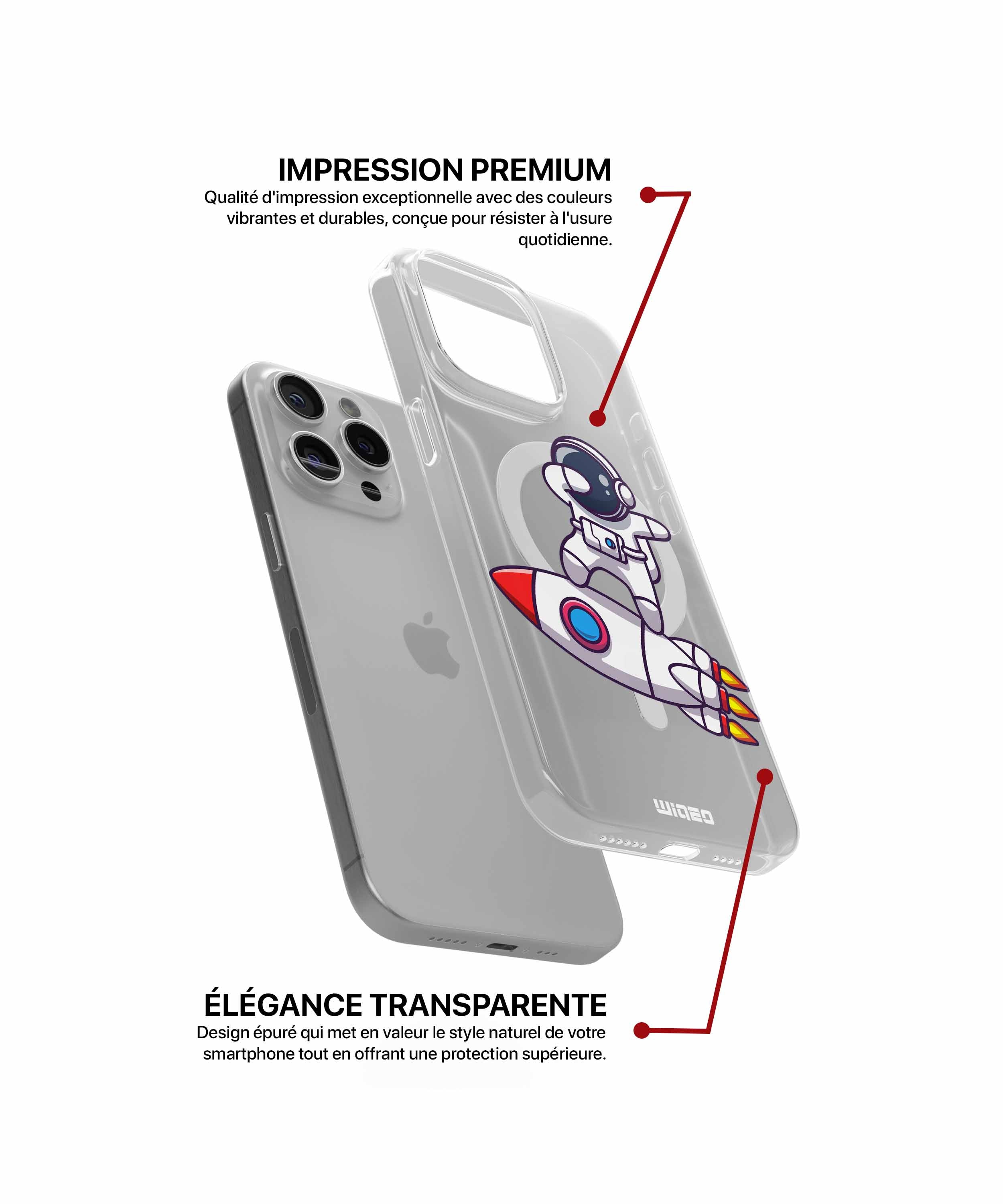 Coque capitaine audacieux pour iPhone