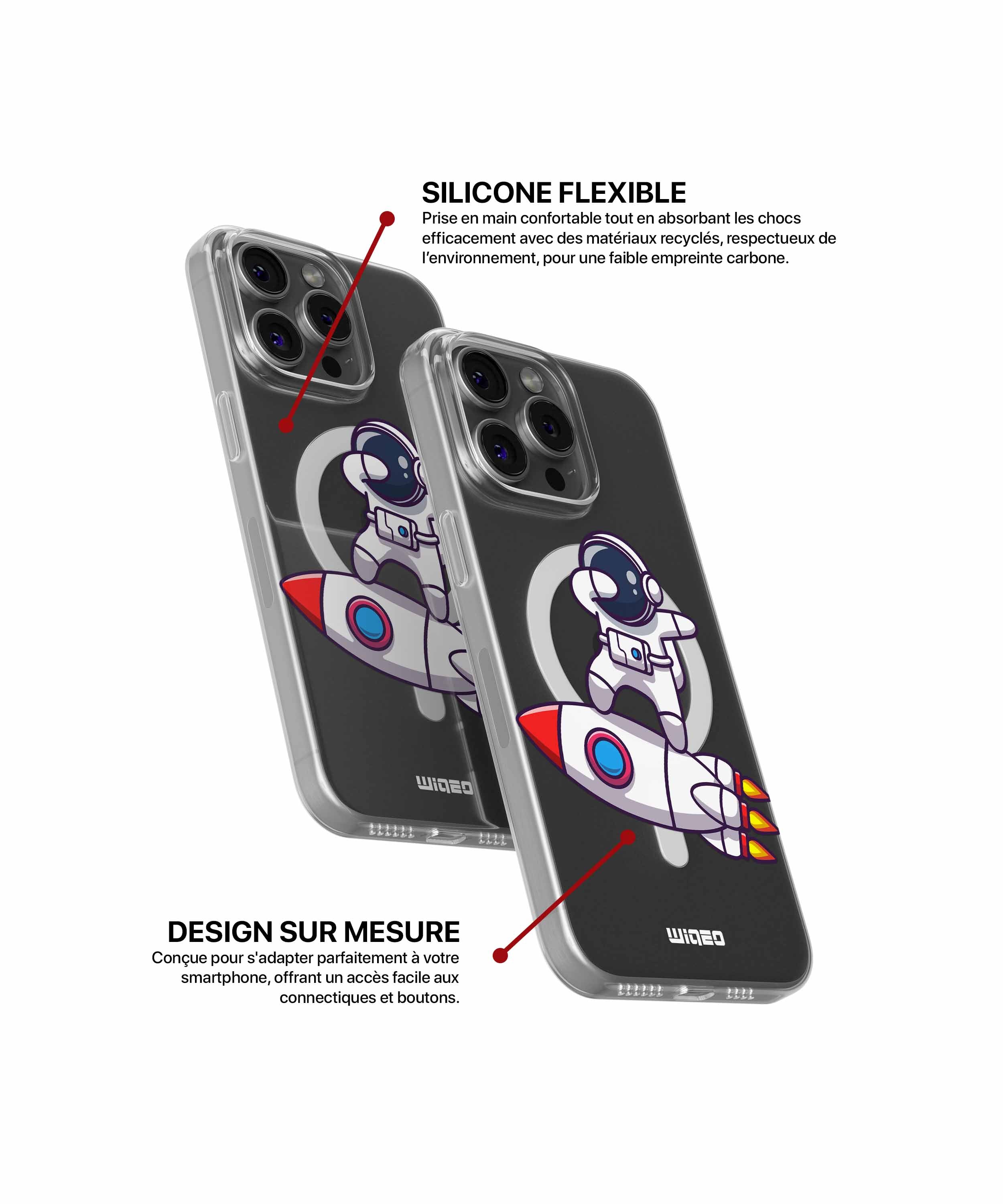 Coque capitaine audacieux pour iPhone