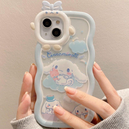 Coque Cinnamoroll Kawaii en Silicone pour iPhone 16 Pro