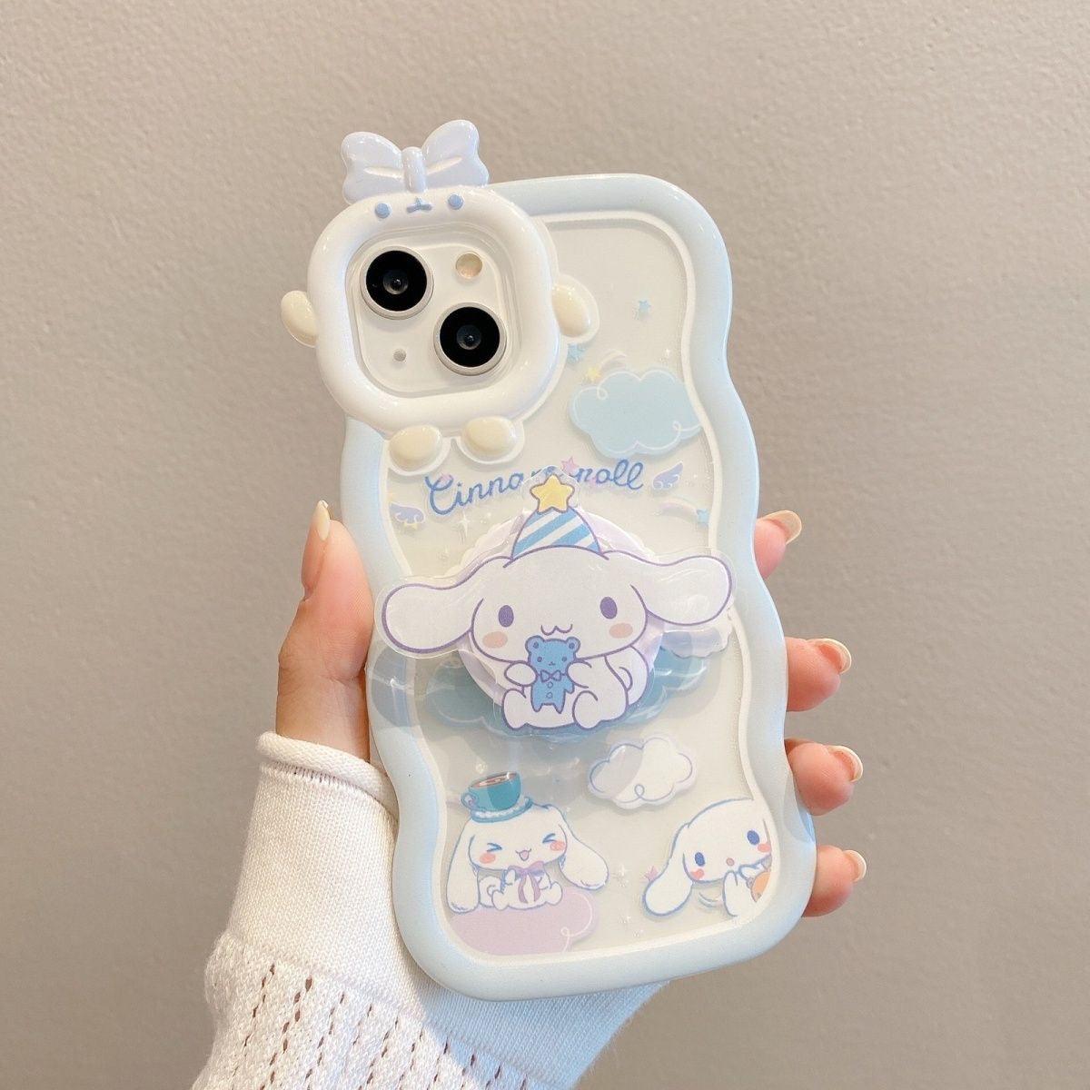 Coque Cinnamoroll Kawaii en Silicone pour iPhone 16 Pro - Coque Wiqeo 15€-20€, Coque, iPhone 16 Pro, Silicone Wiqeo, Déstockeur de Coques Pour iPhone
