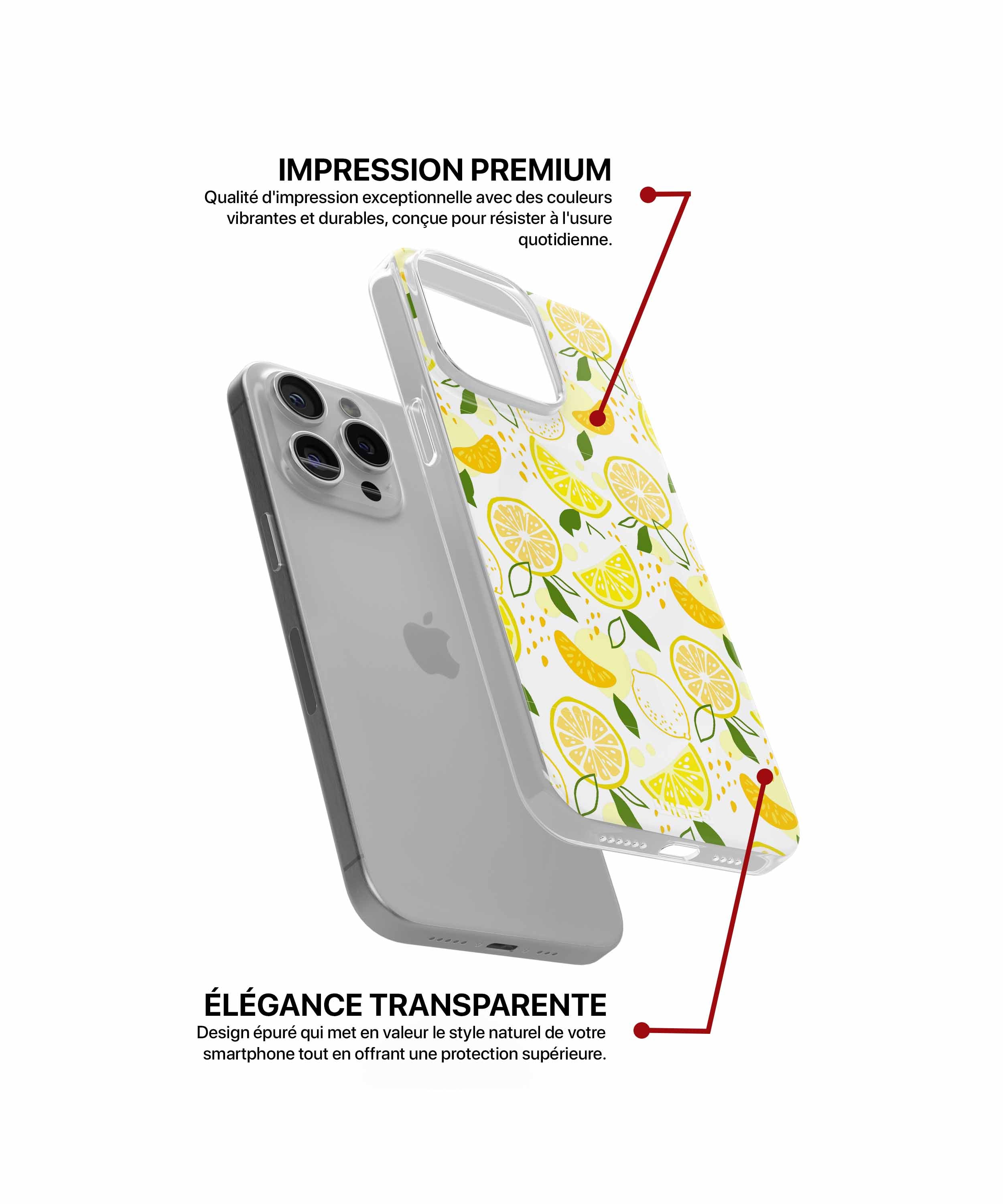 Coque citrons acidulés pour iPhone