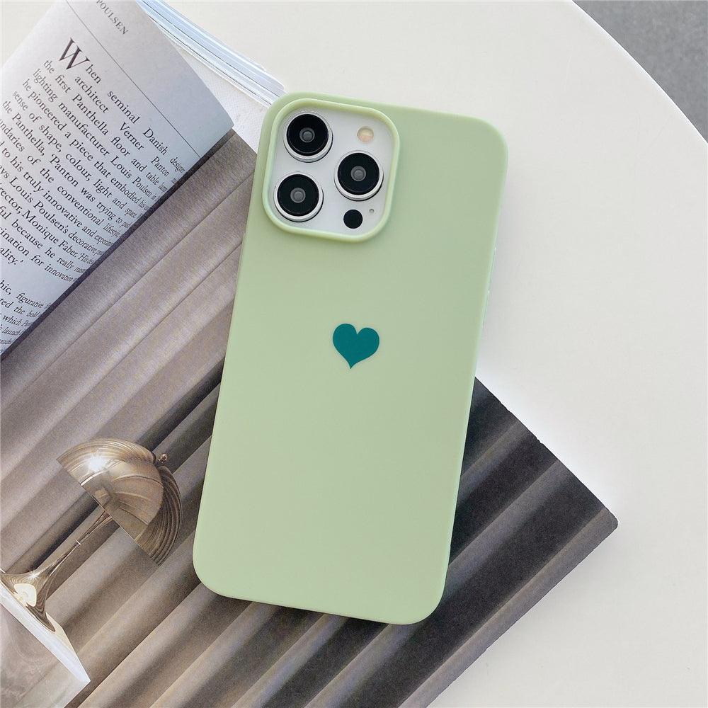 Coque Cœur en Silicone Coloré Bonbon pour iPhone 16 Pro - Coque Wiqeo 10€-15€, Coque, iPhone 16 Pro, Silicone Wiqeo, Déstockeur de Coques Pour iPhone