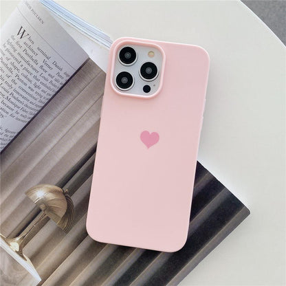 Coque Cœur en Silicone Coloré Bonbon pour iPhone 16 Pro - Coque Wiqeo 10€-15€, Coque, iPhone 16 Pro, Silicone Wiqeo, Déstockeur de Coques Pour iPhone