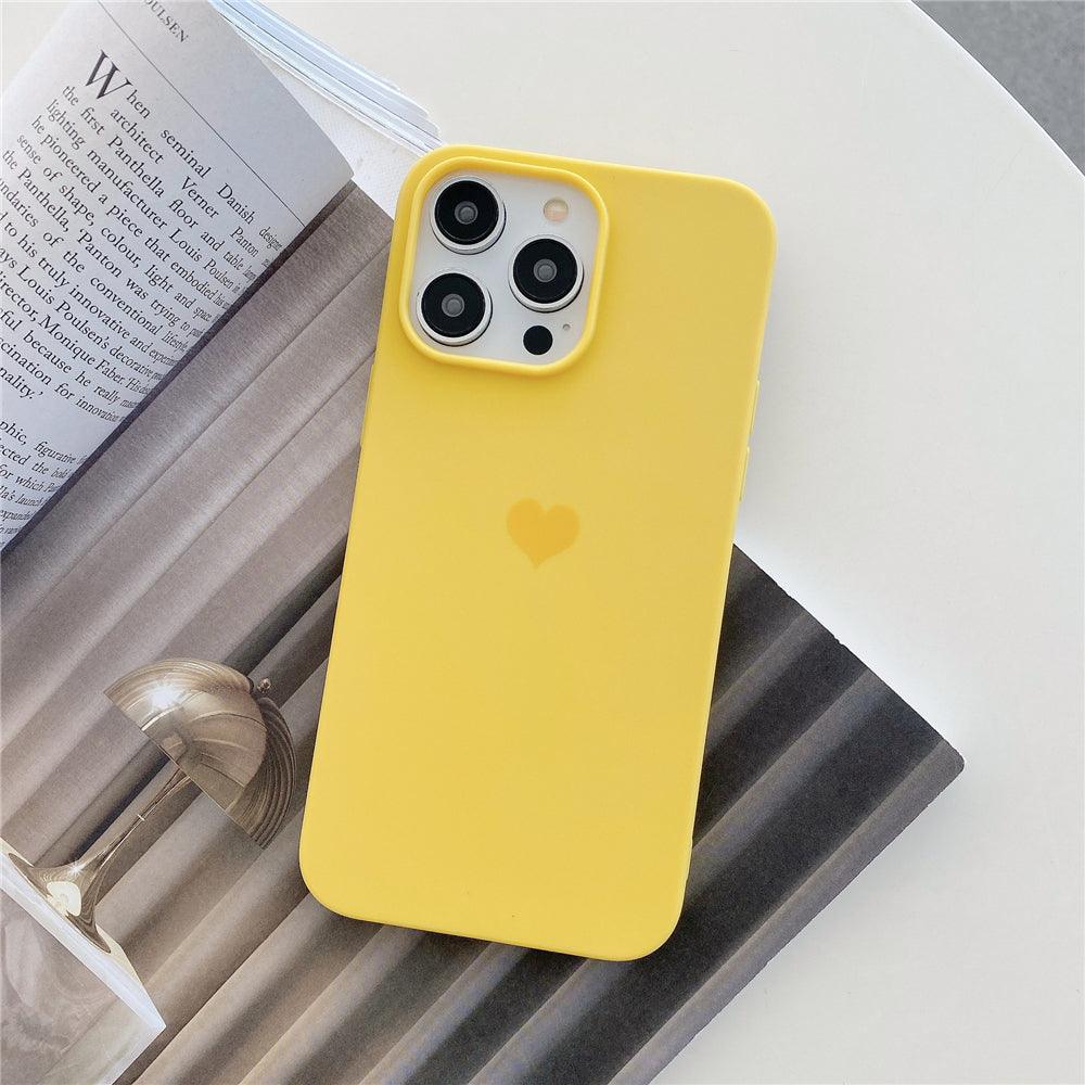 Coque Cœur en Silicone Coloré Bonbon pour iPhone 16 Pro - Coque Wiqeo 10€-15€, Coque, iPhone 16 Pro, Silicone Wiqeo, Déstockeur de Coques Pour iPhone