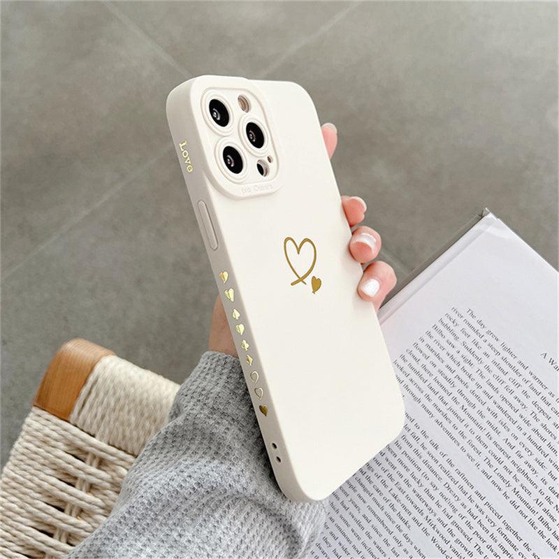 Coque Cœur Minimaliste en Silicone pour iPhone 16 - Coque Wiqeo 10€-15€, Coque, iPhone 16, Silicone Wiqeo, Déstockeur de Coques Pour iPhone