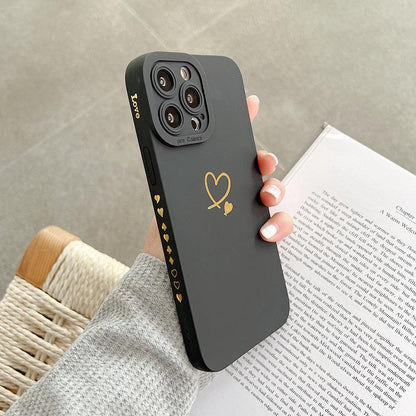 Coque Cœur Minimaliste en Silicone pour iPhone 16 Pro Max - Coque Wiqeo 10€-15€, Coque, iPhone 16 Pro Max, Silicone Wiqeo, Déstockeur de Coques Pour iPhone
