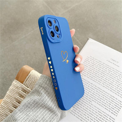 Coque Cœur Minimaliste en Silicone pour iPhone 16 Pro Max - Coque Wiqeo 10€-15€, Coque, iPhone 16 Pro Max, Silicone Wiqeo, Déstockeur de Coques Pour iPhone