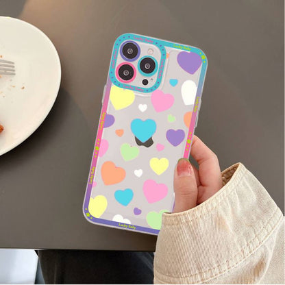 Coque Cœurs Transparente pour iPhone 11