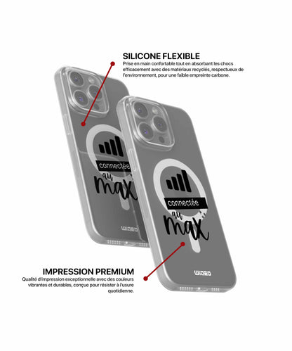 Coque connectée au max pour iPhone