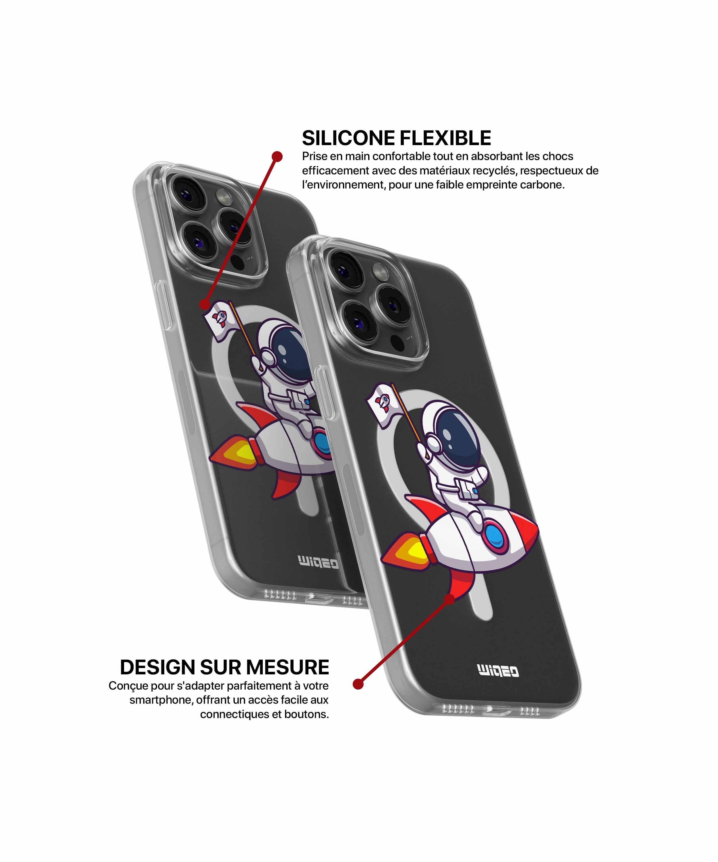 Coque conquérant des étoiles pour iPhone